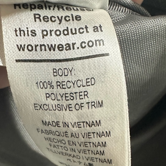 Patagonia Gray Sling Bag ATOM - Picture 5 of 12